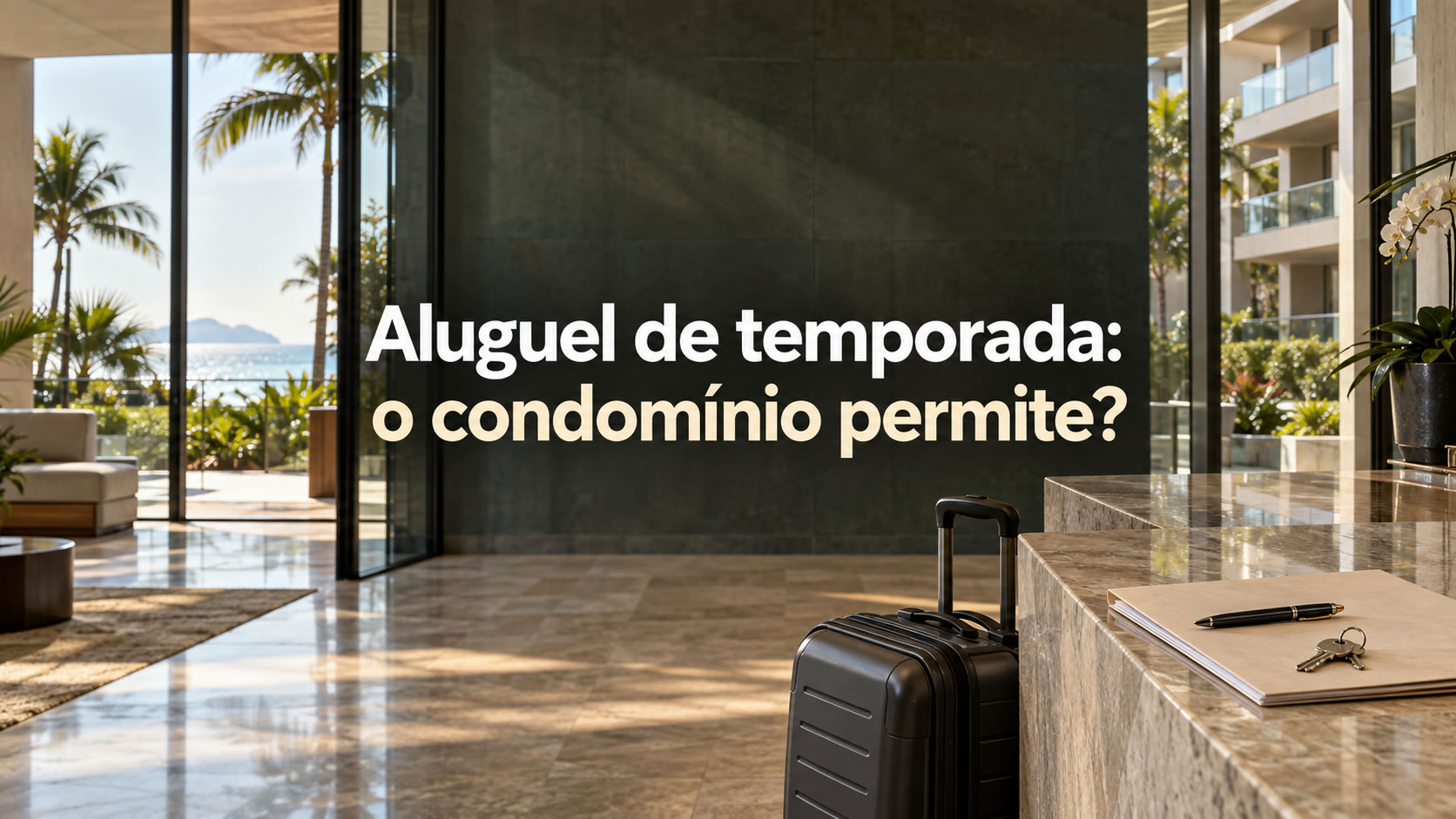 Aluguel por curta temporada em condomínios: por que a convenção virou dado decisivo na venda de imóveis para renda